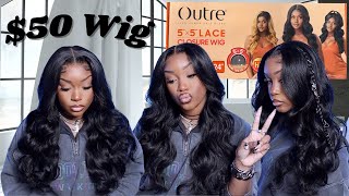 OMG😫 🥵 Install a 50 wig from AMAZON PRIME with me IM OBSESSED Outre  5x5 Lace Closure Wig [upl. by Atnom]