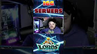 IGG SERVERS ARE AMAZING LORDS MOBILE shorts [upl. by Cherianne]