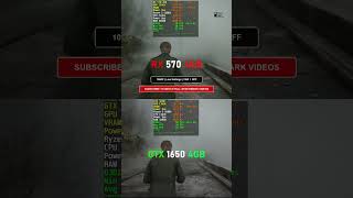 RX 570 vs GTX 1650 Silent Hill Remake 2 [upl. by Kimmi290]