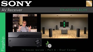 Part 6  Sony STRAZ7000ES AV Receiver  Inhouse Review  Dual Center [upl. by Barri]