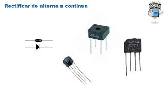 rectificadores aplicación de diodos [upl. by Ulyram700]