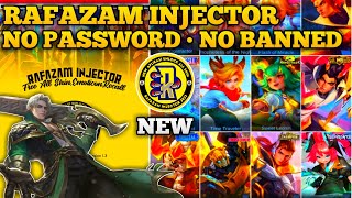 NEW RAFAZAM INJECTOR 2024 TERBARU  INJECTOR ML  APK UNLOCK ALL SKIN MOBILE LEGENDS [upl. by Lilian102]