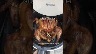 How To Make Perfect Roasted Chicken In An Air Fryer [upl. by Anaytat]