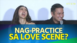 Kim Chiu at JM de Guzman nagpratice sa kanilang love scene sa Linlang [upl. by Ciredec180]