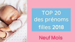 Le top 20 des Prénoms fille 2018 [upl. by Eiahpets]