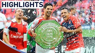 Arsenal 30 Manchester City  Community Shield 2014  Goals amp Highlights [upl. by Eillil988]