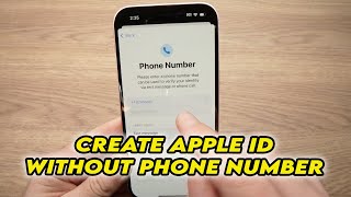 iPhone How to Create Apple ID Without Phone Number [upl. by Ylliw705]