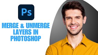 How to Merge and Unmerge Layers in Photoshop Tutorial [upl. by Virgil]