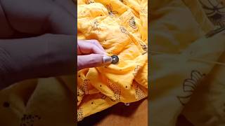 how to sew shirt button former way Sewingtales viral viralvideo youtubeshorts ytshorts short [upl. by Andre]