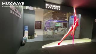 In Infocomm China 2023 Beijing MUXWAVE Holographic Invisible Screen unveils new product Model 2 [upl. by Mlohsihc]