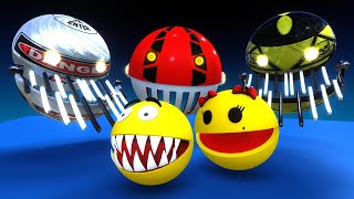 Best Pacman Vs Robot Monsters Pacman Videos Volume 10 [upl. by Onafets]