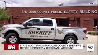 Audit finds Utah sheriff’s office illegally used bank account [upl. by Nylesoj577]