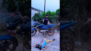 Misti Bike Se Gir Gaya 😱 mistihappylifestyle shorts viral trending shortvideo viralvideo [upl. by Nillad598]