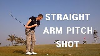 Pitching  Pitch Shot  StraightArm Technique [upl. by Alvera]