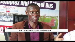 Andy Mwesigwa atongozza okuzimba ekisaawe ky’omupiira [upl. by Elyr]