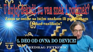 PREDRAG PETKOVIĆ U KOJOJ DEKADI JE VAŠ ZNAK I PODZNAK OD OVNA DO DEVICE 1 DEO [upl. by Beulah]