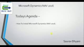 How To Install Microsoft Dynamics NAV 2016 [upl. by Reisman]