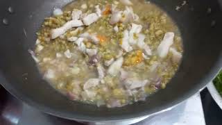 GISADONG MONGGO WITH PORK AND CAMOTE TOPS [upl. by Catima]