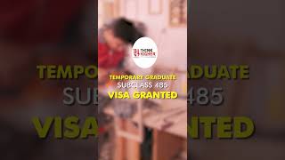 Received Subclass 485 Successful Visa Grant  Think Higher Consultants [upl. by Stahl]