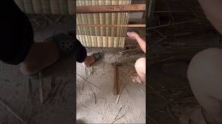 Traditional process straw mat weaving process [upl. by Adamec241]