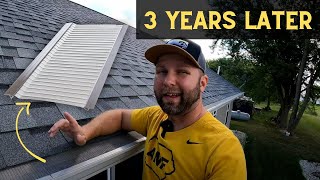 COSTCO Easy On gutter guard review after 3 years Keep your gutters clean for years [upl. by Christean]