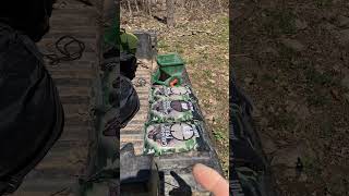 Planting Clover Foodplots shorts [upl. by Nosinned344]