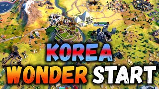 Using WAR to acquire MORE WONDERS in the Korea WONDER START [upl. by Ecinhoj]