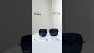 CELINE TRIOMPHE RHINESTONE 01 celine sunglasses luxury luxuryeyewear [upl. by Dayir]