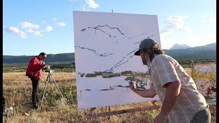 Plein Air Painting Gallery Paint Out  Montana [upl. by Sina227]