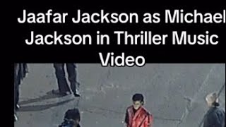 Jaafar Jackson as Michael Jackson in thriller Music video [upl. by Siriso]