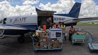 Agape Flights temporarily stops humanitarian supply flights to Haiti due to FAA order [upl. by Sikorski]