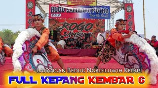 Jaranan ROGO SAMBOYO PUTRO tari Kepang Kembar 6  LapBedug Ngadiluwih Kediri [upl. by Mcclenaghan]