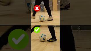 How does a soccer player pick up the ball from the ground FootballSchoolASSIST football [upl. by La Verne]