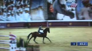 Ludger Beerbaum riding Chaman in the Global Champions Tour Doha [upl. by Stillas468]