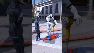 SPIDERMAN SAVED HIS SON FROM VENOM 😡 45 gta5 shorts [upl. by Fusuy]