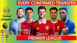 Every Confirmed Transfer in the Premier League  Transfer Market 2023 [upl. by Meean762]