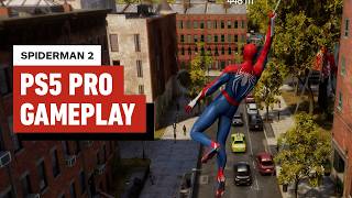 SpiderMan 2 PS5 Pro Gameplay Fidelity Pro vs Performance Pro [upl. by Cela]