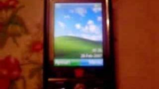 Sony Ericsson K800i with Windows XP startupshutdown splash and menu [upl. by Helms]