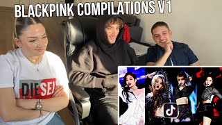 BLACKPINK TIKTOK COMPIATIONS  REACTION V1 [upl. by Salvay]