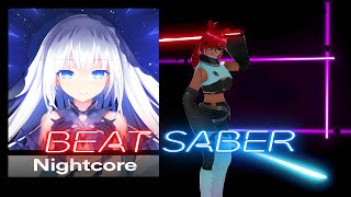 Beat Saber Darkside Nightcore  Alan Walker ft AuRa amp Tomine Harket [upl. by Dnumde]