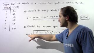 Root Mean Square Velocity Example  1 [upl. by Wiener]