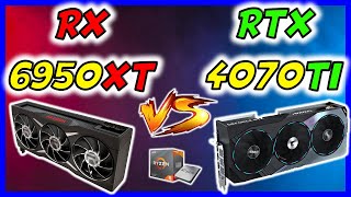 RX 6950 XT VS RTX 4070 TI Test in 15 Games [upl. by Enedan]