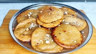 banana malpua recipe  Navratri Bhog  Malpua recipe  Banana Pua Pitha Recipe [upl. by Cord]