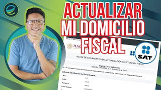 SAT cambio de DOMICILIO FISCAL ACTUALIZAR mi DOMICILIO CORREO y TELÉFONO en LÍNEA🔥 [upl. by Nomis]