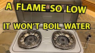 How To get a low 🔥flame🔥 with Coleman FyreKnight Hyperflame Propane Stove👍👍👍 [upl. by Katey]