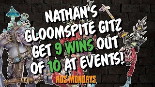 Nathans New Gloomspite Gitz have a 90 Win Rate at Tournaments  AOS Mondays [upl. by Freudberg704]