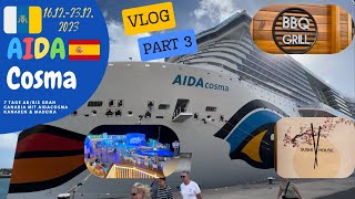 Aida Cosma 7 Tage Kanaren Vlog 161223122023 Notfall an Bord 🆘🆘 [upl. by Nyvlem]