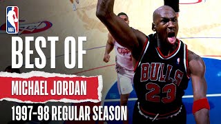 MJs HIGHLIGHTS From 199798 Season  The Jordan Vault [upl. by Esma]