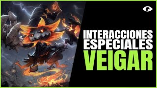 Veigar Noche de Terror Interacciones [upl. by Yziar]