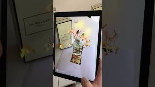 Augmented Reality Perfume Experience for Jo Malone [upl. by Fanni]